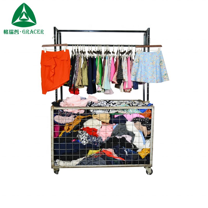 Stock Brand Used Apparel Bales Mix Style Used Clothes Dealers Bundle Second Hand Export Clothing