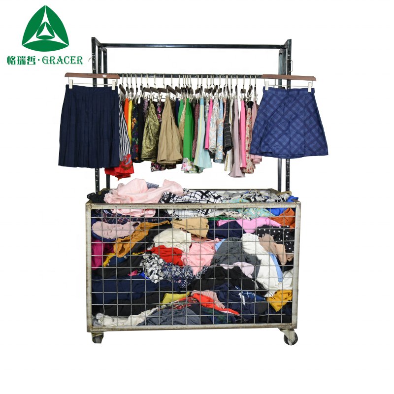 Stock Brand Used Apparel Bales Mix Style Used Clothes Dealers Bundle Second Hand Export Clothing