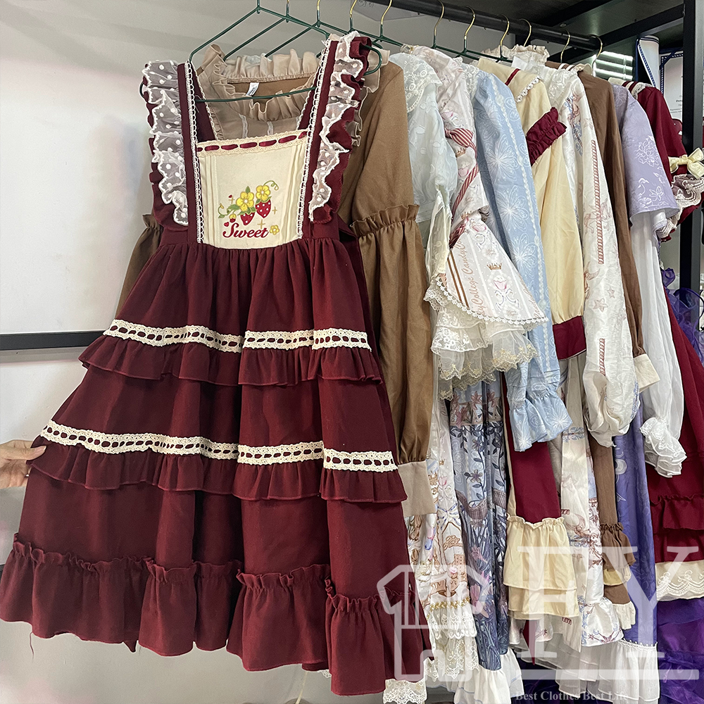 FengYang Used Clothes One-Piece Dress Bales for Women Children Adult Men Sort A/B Factory Outlet