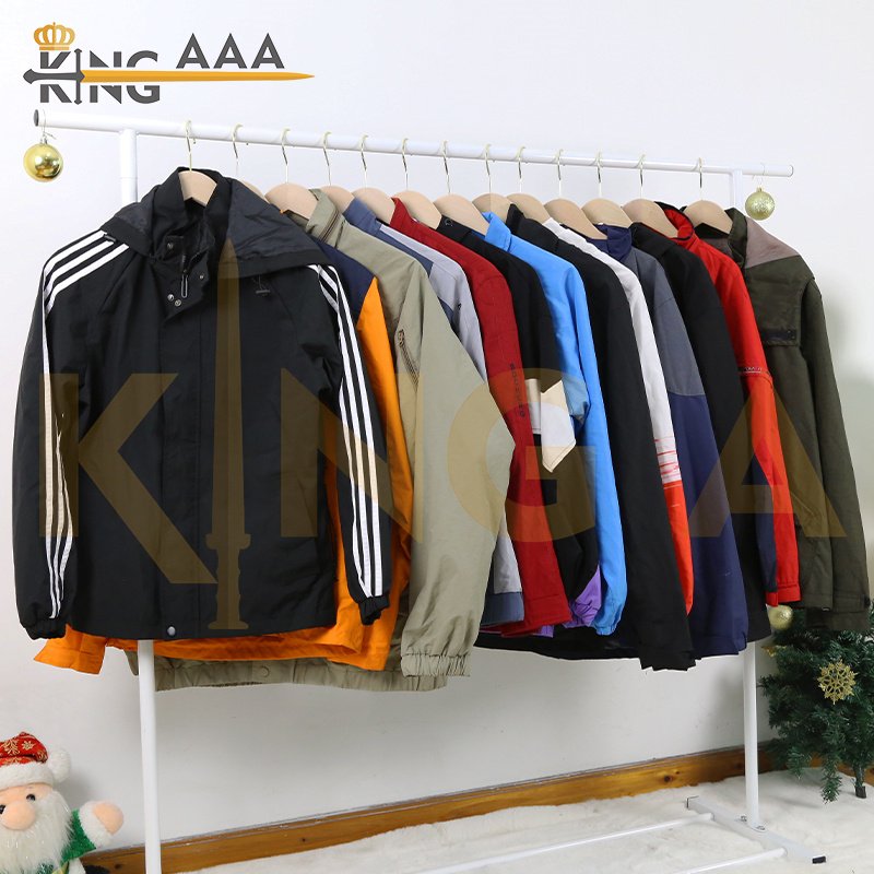 Geyu used clothes company shipping service used jacket branded men's Jacket second hand jackets man ropa