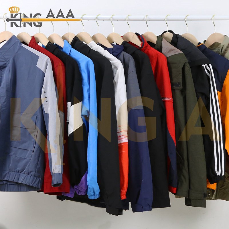Geyu used clothes company shipping service used jacket branded men's Jacket second hand jackets man ropa