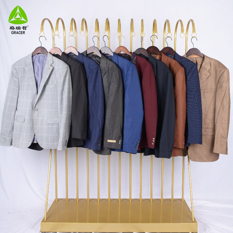 Thrift Branded Men Suit Slim Fit Second Hand Uk Used Clothes Wholesale Bales Clothes From Uk 45Kg-50Kg Men