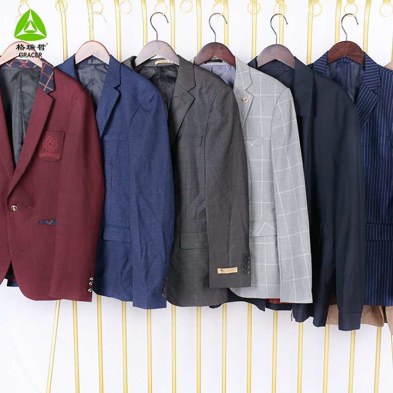 Thrift Branded Men Suit Slim Fit Second Hand Uk Used Clothes Wholesale Bales Clothes From Uk 45Kg-50Kg Men