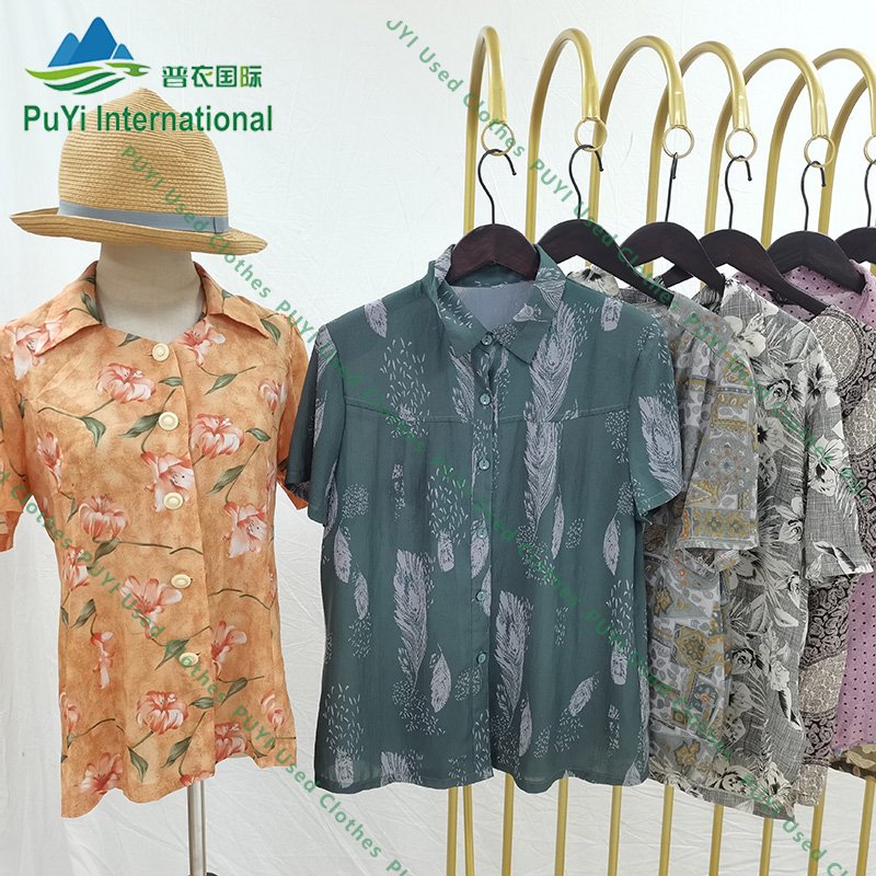 summer elderly old shirts good used clothing used clothes in bales for sale