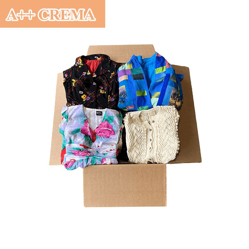 Dubai Used High Quality Crema Clothes Bales Men Outlet Clothes Brand Second Hand Germany Crema Used Clothes Bales