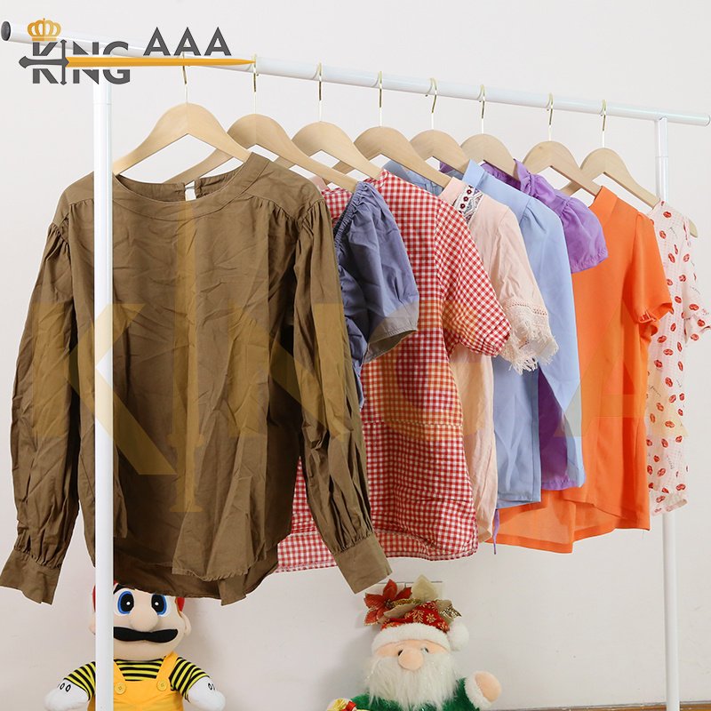 Best quality BEA supplier second hand clothes ladies blouse crop top women used clothes london
