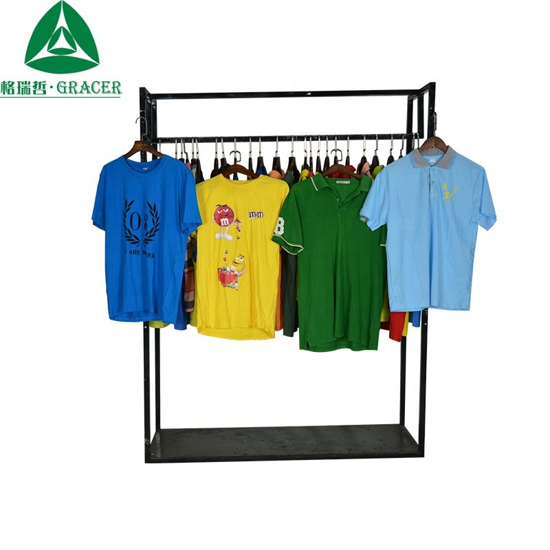 Korean Import Used Clothes Bales Europe 100% Cotton T Shirt Used Clothing Cheap Fashion Used Clothes