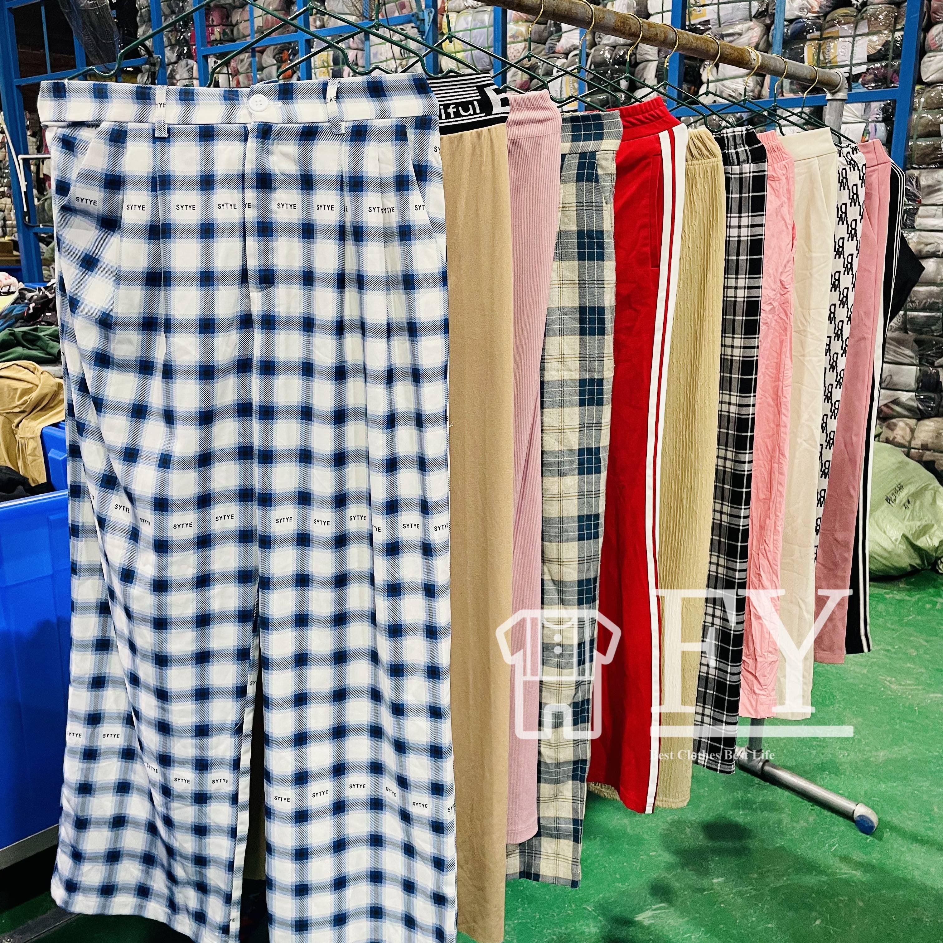 FengYang Second-hand Clothes Women Casual Pants for Bales Children Adult Women Men Sort A/b Factory Outlet used clothes