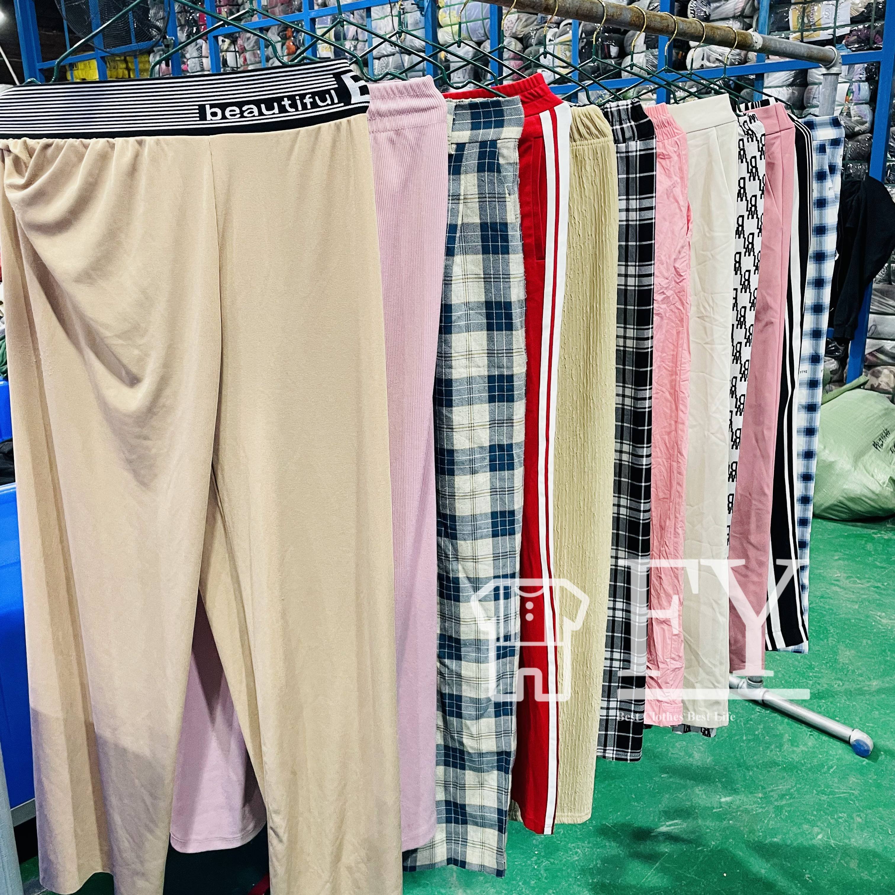 FengYang Second-hand Clothes Women Casual Pants for Bales Children Adult Women Men Sort A/b Factory Outlet used clothes