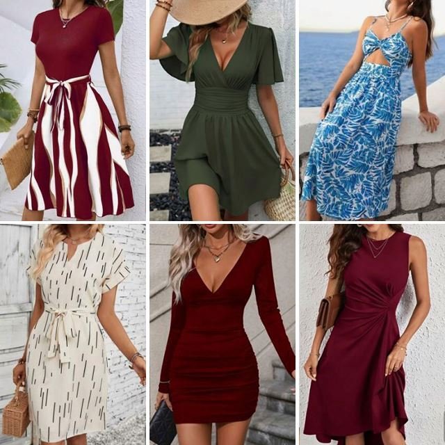 Apparel Stock Casual Womens Dress Tops Bale Clothes Apparel Stock Used Dress