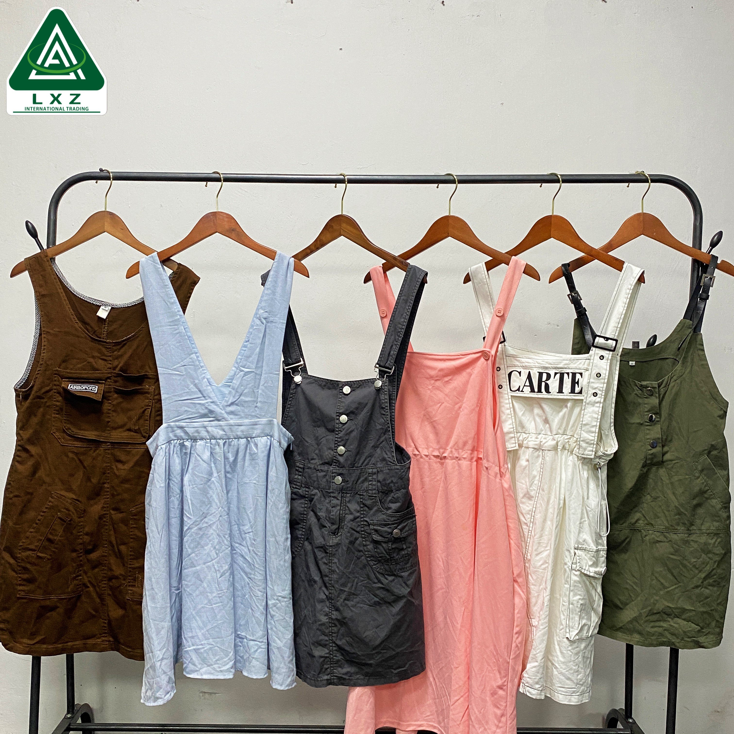 Used Cotton Strap Dress In Bales Second Hand Cotton Strap Dress Wholesale Used Strap Dress High Quality