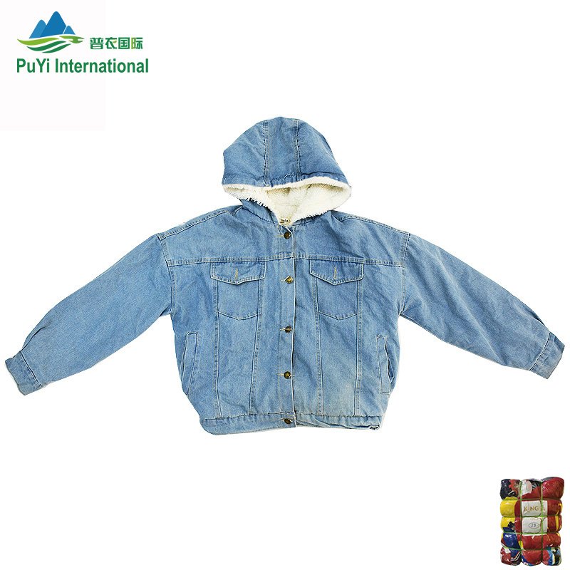 Winter Men's cotton jacket thick second hand clothes wholesale used clothes branded bales