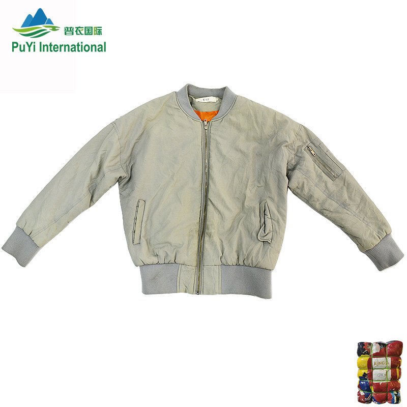 Winter Men's cotton jacket thick second hand clothes wholesale used clothes branded bales