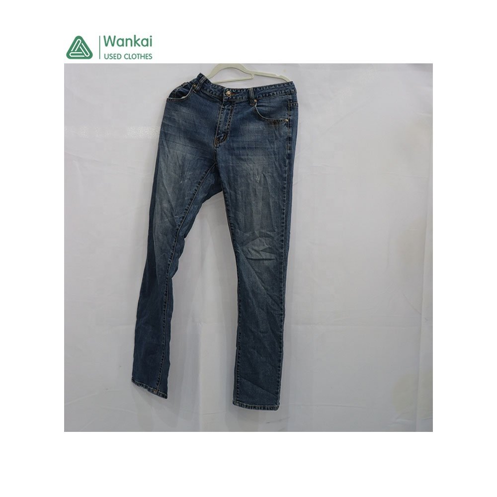 Cwanckai Products Arrival Jeans Men Used, Fashion Style Top Clean Slim Jeans High Quality New Second Hands for Men Adults