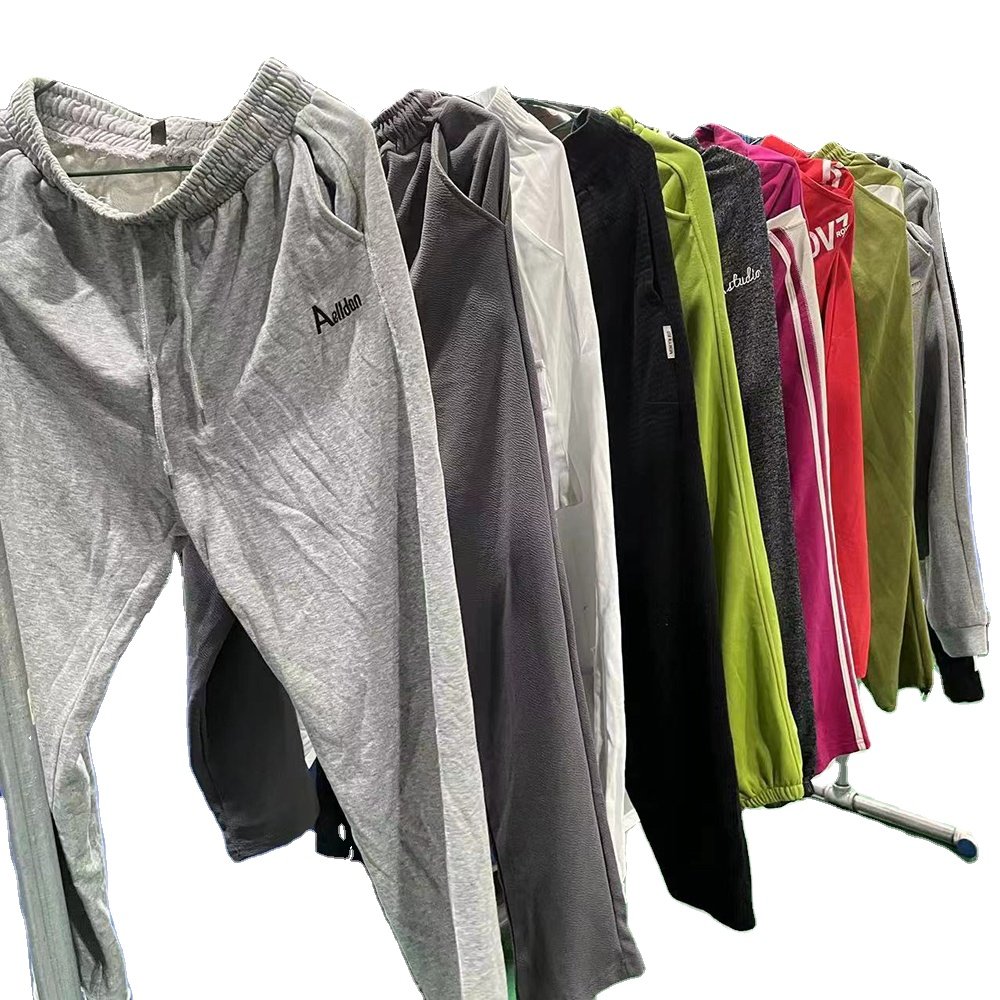 Plain Blank Sweat pants Jogger Heavy weight Cut Sew Thick Cotton Heavyweight Men Sweatpants Stock