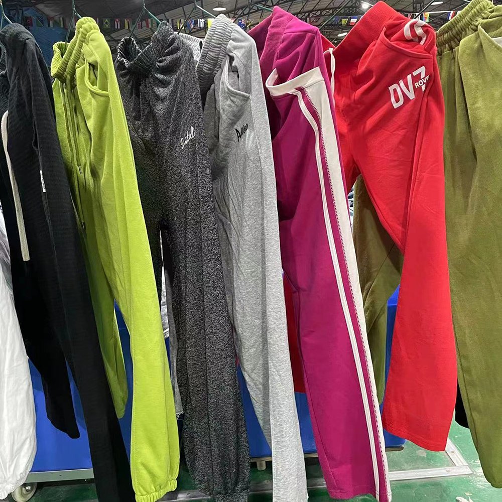 Plain Blank Sweat pants Jogger Heavy weight Cut Sew Thick Cotton Heavyweight Men Sweatpants Stock