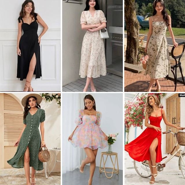 2024 Fashion clearance used clothing wholesale women's casual dresses mixed packaging random shipment inventory