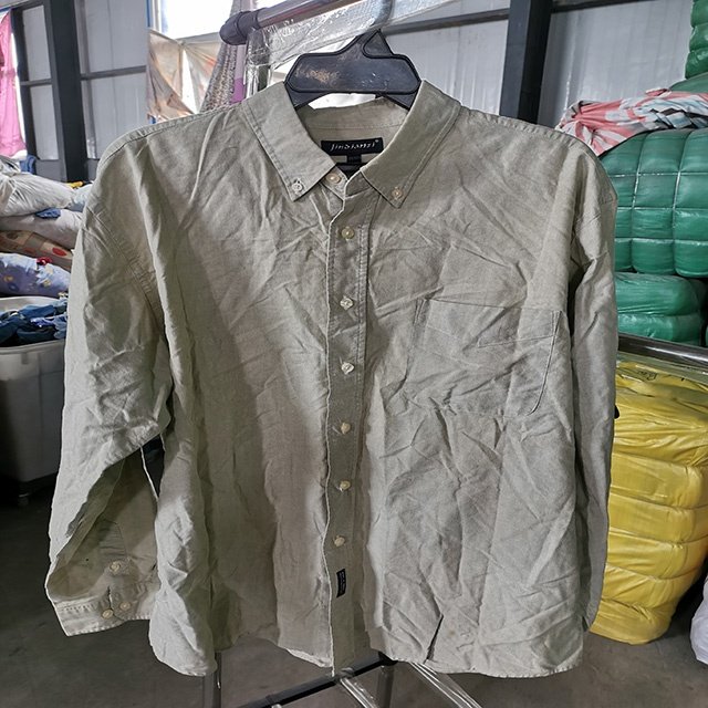 china factory wholesale summer fashion second hand clothing mixed second hand men's Shirt cheap used clothing