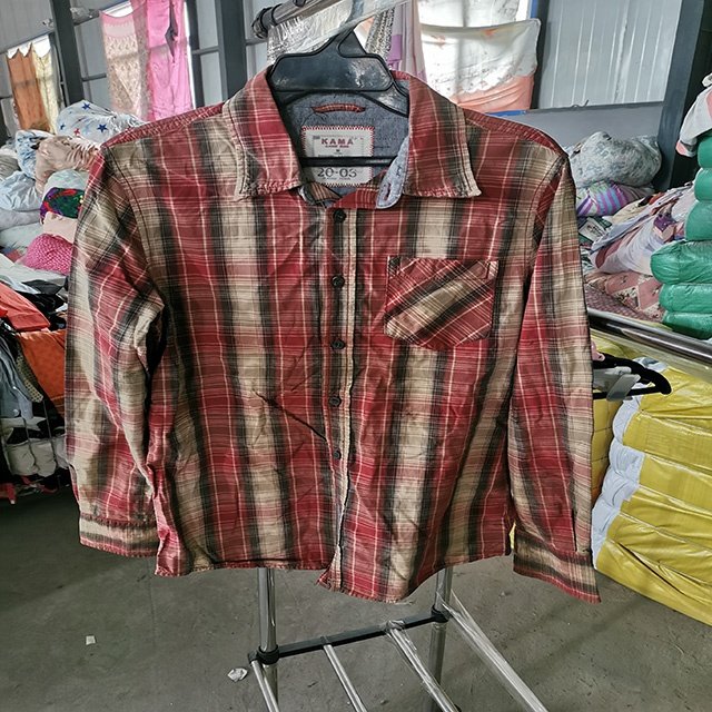 china factory wholesale summer fashion second hand clothing mixed second hand men's Shirt cheap used clothing