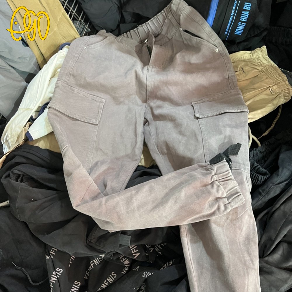 Men Cargo Long Pants Used Adult Cargo Long Pants Thrift Used Man Cargo Long Pants Mixed Used Clothes