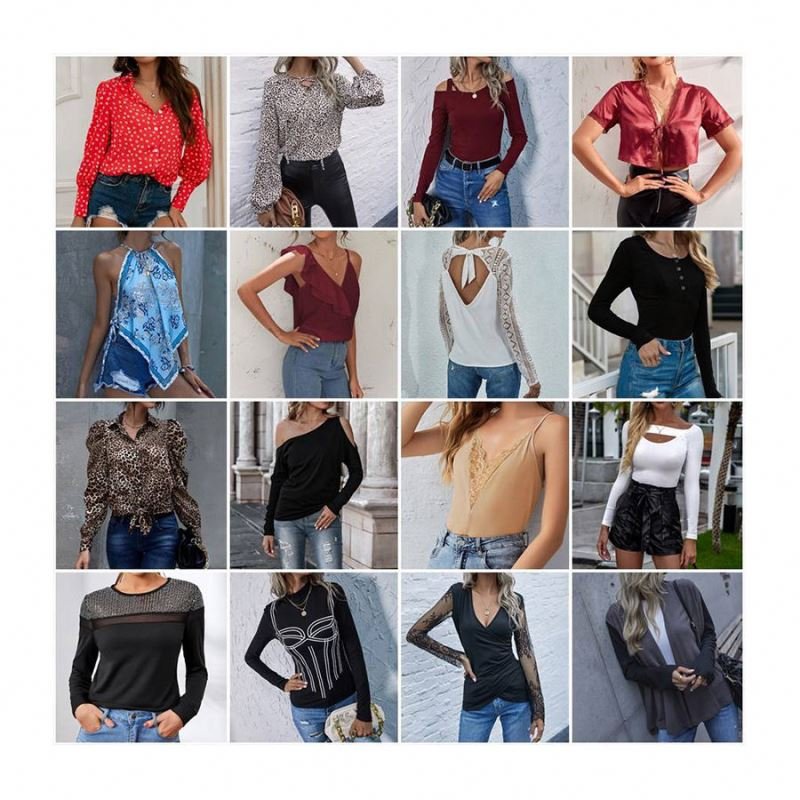 Luxury Brand bulk apparel women's clothing Stock tank tops t shirt Womens sweatshirt Dresses Bulk Clothes