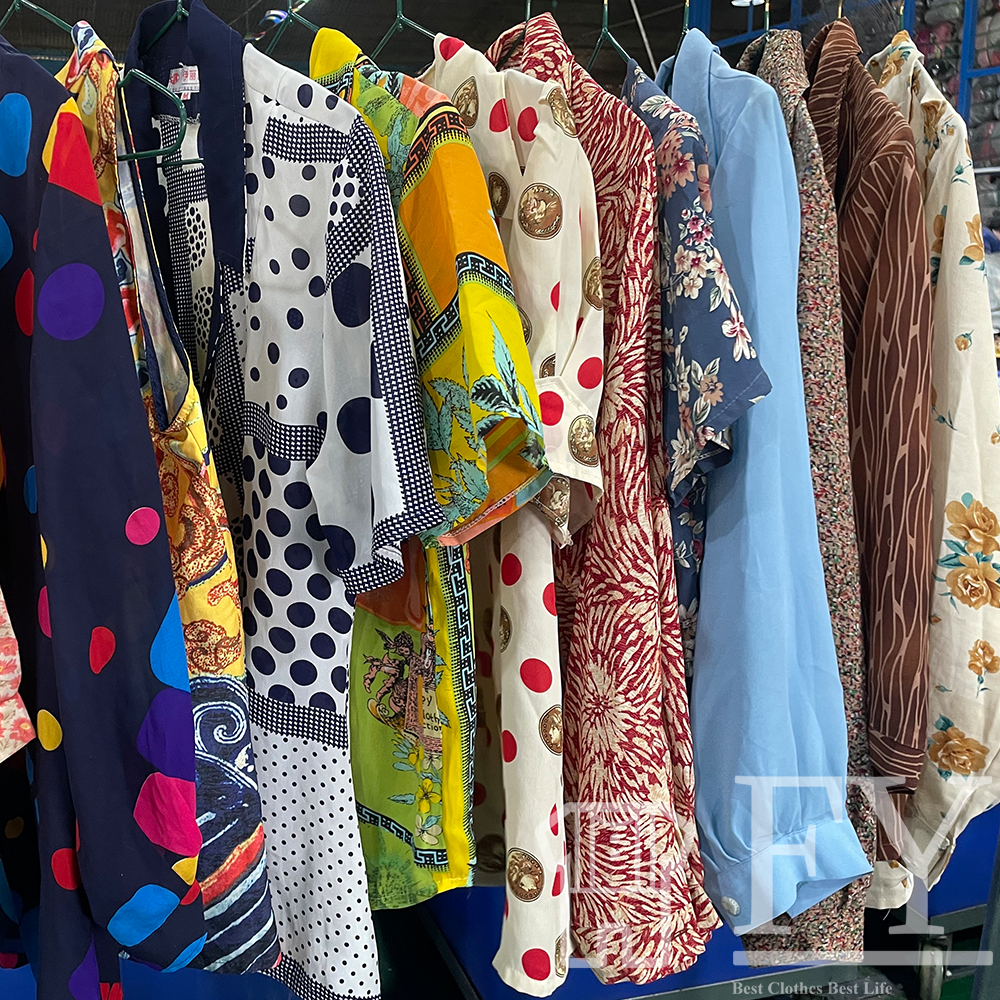 FengYang Ukay Floral Shirt Summer T-shirt Branded Used Clothes Bales for Men Women Used for Adult Grade A Clothes Used