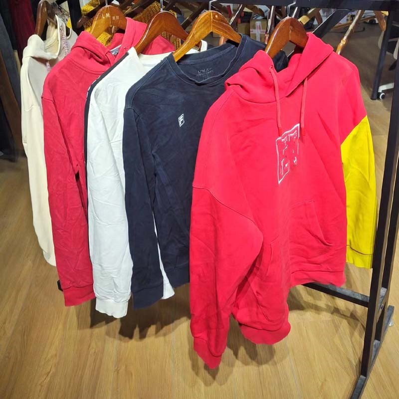 2023 fashionable used winter cotton clothes second-hand warm down jacket used clothing bales