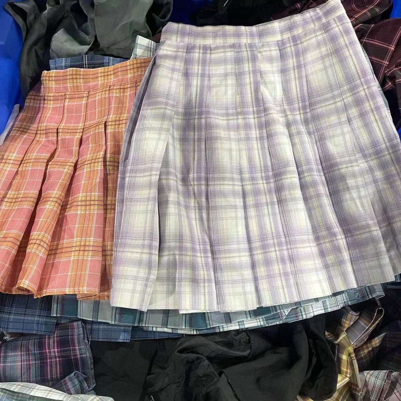 A grade pleated skirt second-hand women's short skirt cheap price used clothing bales