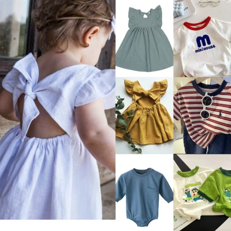 Wholesale Clothes Supplier Mixed Brand New Sealed Bale Direct Factory All season Baby Kids Bale