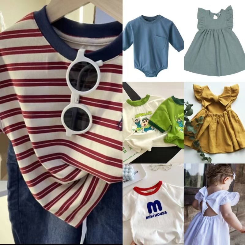 Wholesale Clothes Supplier Mixed Brand New Sealed Bale Direct Factory All season Baby Kids Bale