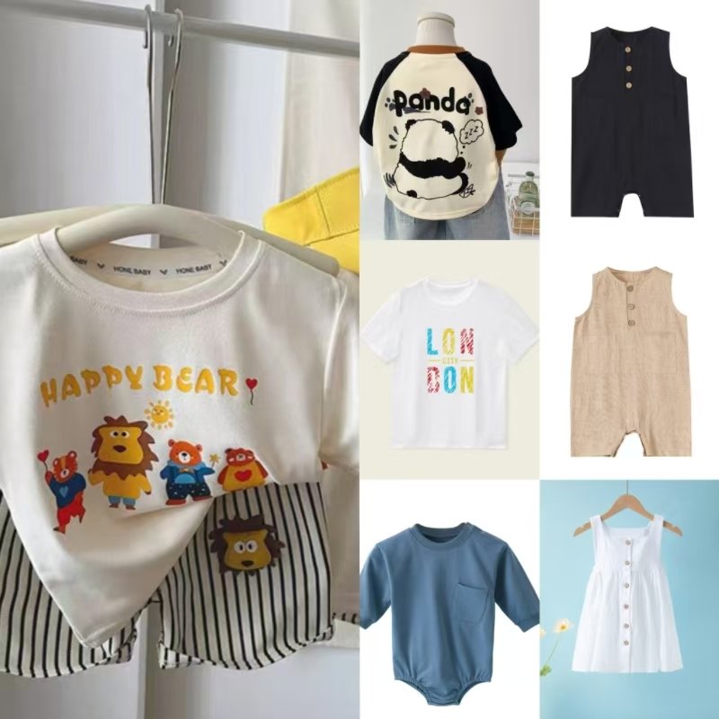 Wholesale Clothes Supplier Mixed Brand New Sealed Bale Direct Factory All season Baby Kids Bale