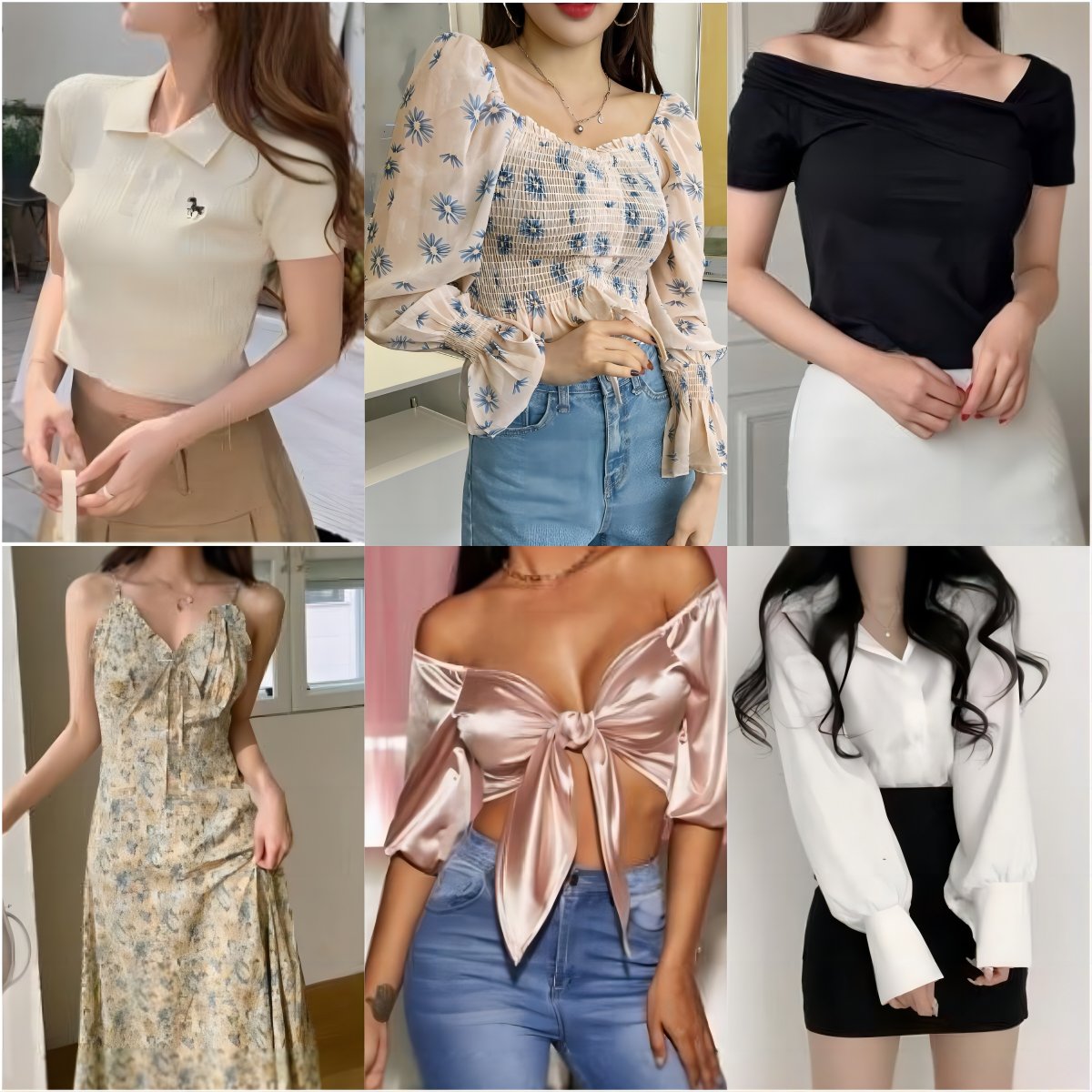 Fashion stock lot women mix clothes bale croptops bulk clothes assorted brand new