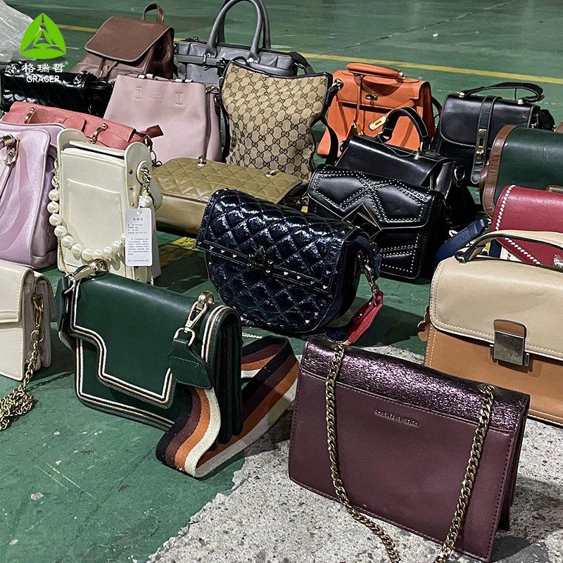 2023 Used Clothes China Supplier 45kg Mixed Used Bags Bales Branded Second Hand Bags