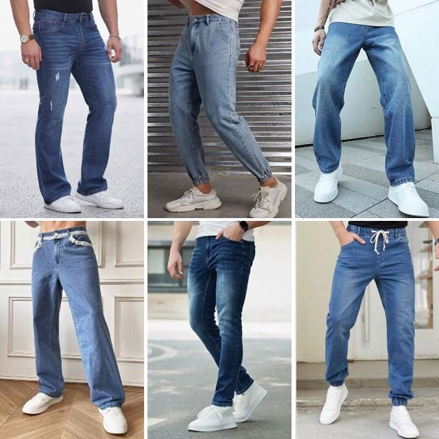 Wholesale of summer thin men's jeans men's straight slim fit elastic casual stock jeans randomly shipped