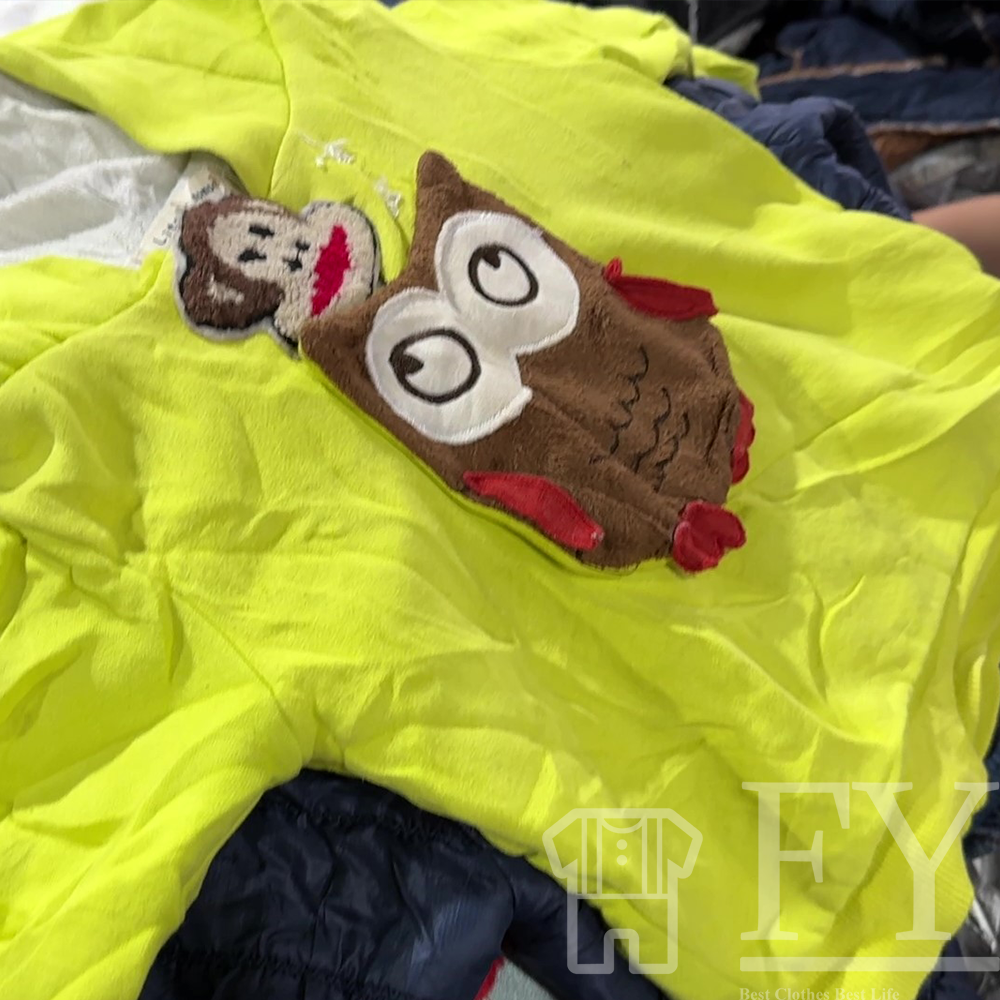 FengYang Used Clothes Winter Children Sweater Clothes Bales for Children boy girl Sort A Factory Outlet