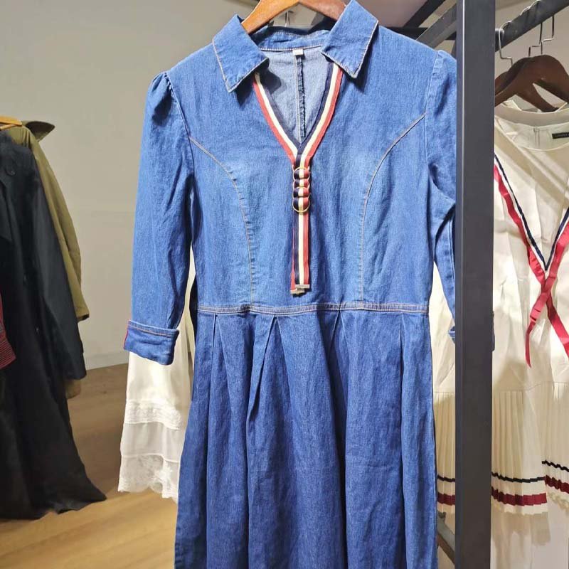 Cheap wholesale second hand clothes used clothing summer used dress silk ladies