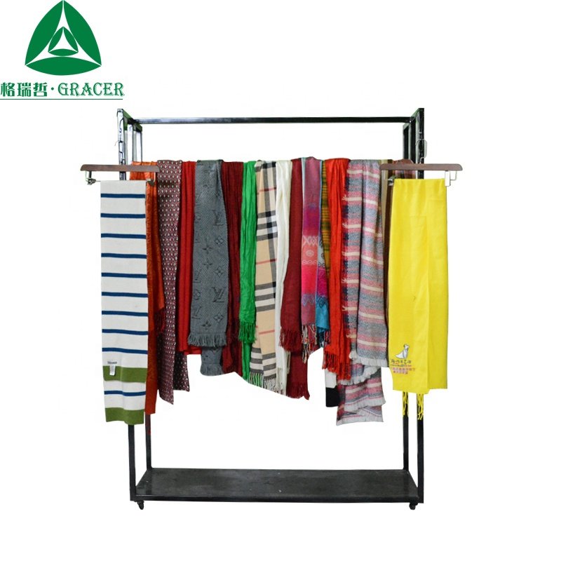 Young ladies woolen scarf 45kg bale used clothing second hand clothing