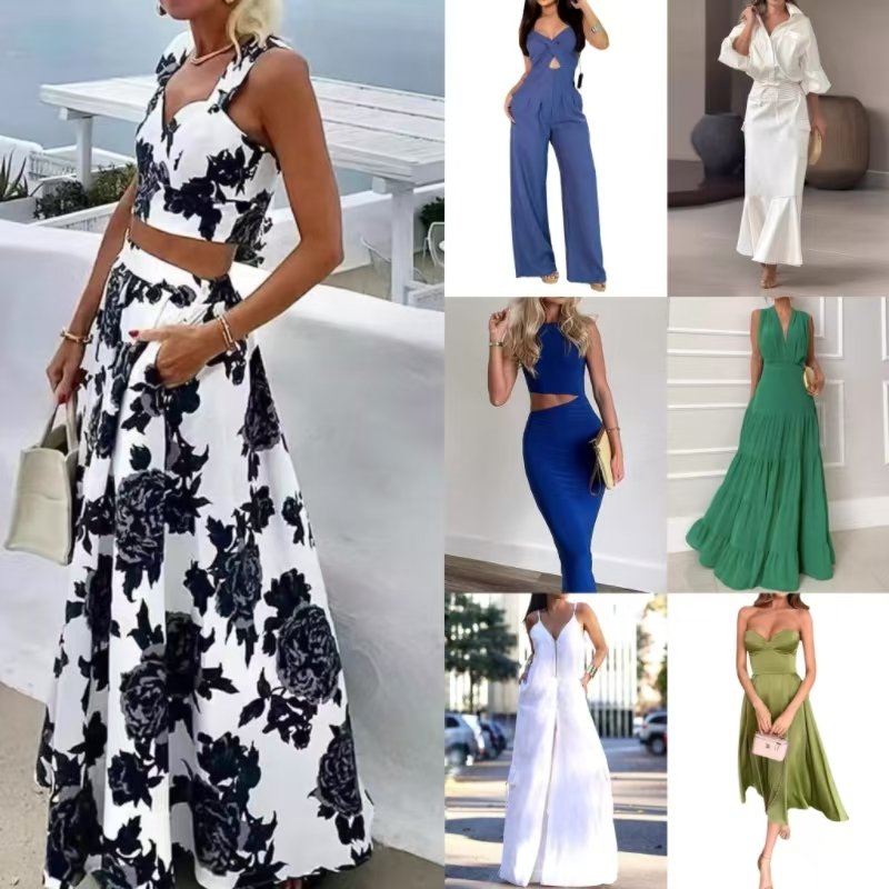 2024 clearance of women's clothing wholesale casual dresses mixed packaging random shipment of inventory clothing