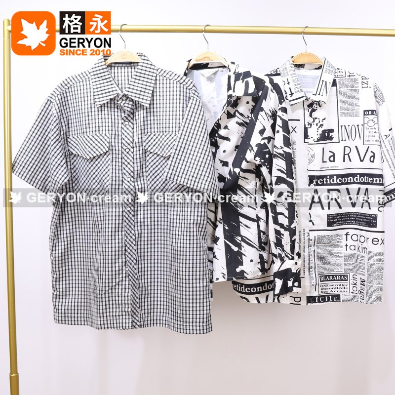 GERYON vintage Men's Polo Shirts High Quality Branded Apparel Stock Pakaian Bekas Pria Used Clothes Bales