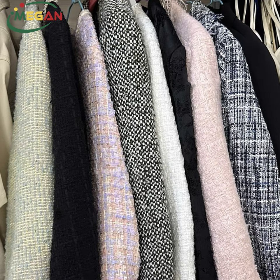 Megan Wholesale Bales Used Clothes Coats Winter Tweed Women Used Jackets For Lady