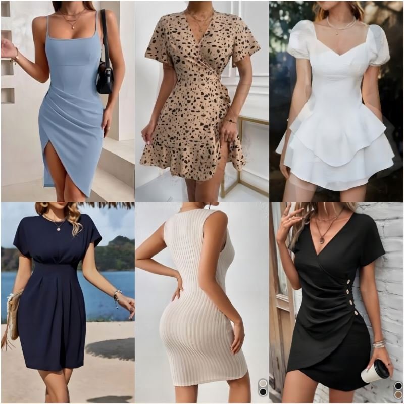 2024 dresses women hot sales Wholesale discount promotion ropa mix brand clothes bales dress supplier