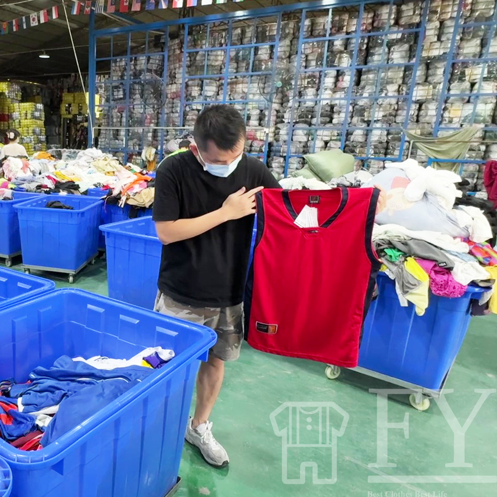 FengYang Used Jerseys Used Sport clothes bales for adult women men children Grade Good A/B