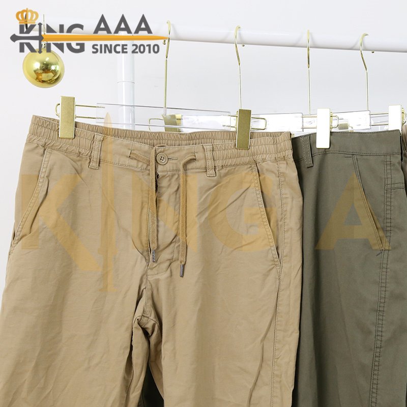 GEYU Wholesale Factory Casual Cotton Pants Second Hand Clothes Men Used Pants used clothing bales 100kg