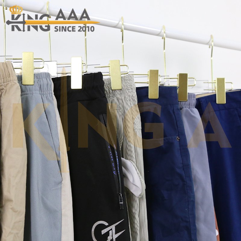 GEYU Wholesale Factory Casual Cotton Pants Second Hand Clothes Men Used Pants used clothing bales 100kg