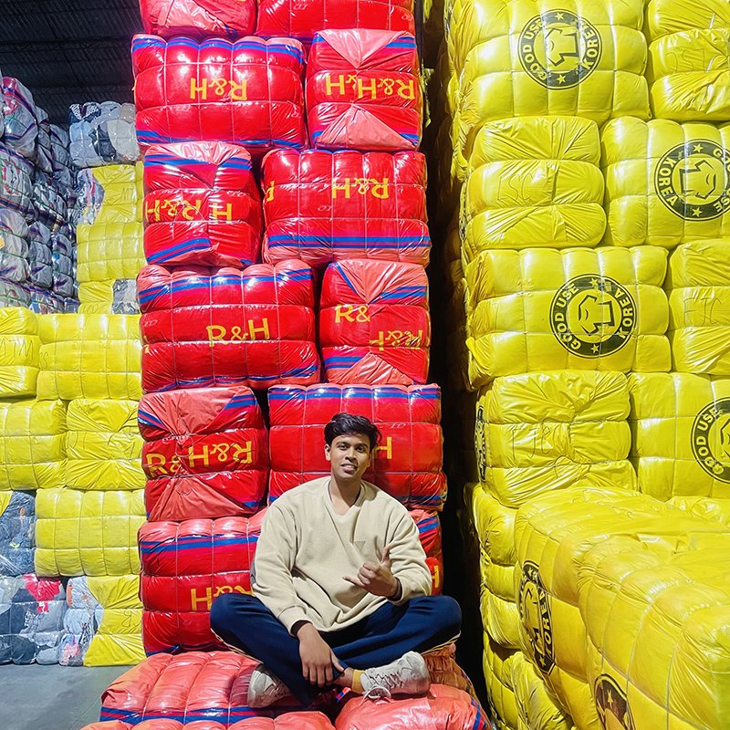 Wholesale Used Clothing 100kg Second Hand Clothes bales High quality Mixed Used Clothes For Men and woman