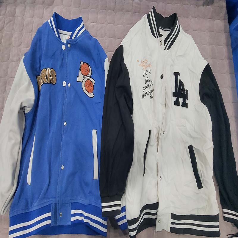 Ukay bales used clothes clothing bales baseball uniforms clothing manufacturers jackets