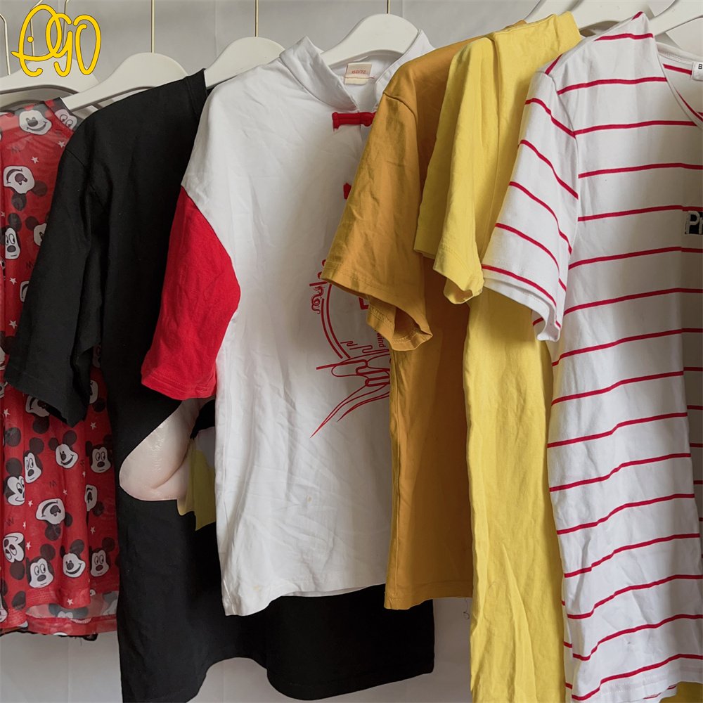 Spring Autumn Korean Clothes Women T-shirt Second Hand Clothes Ukay Ukay Bales Import Used Clothes To In India