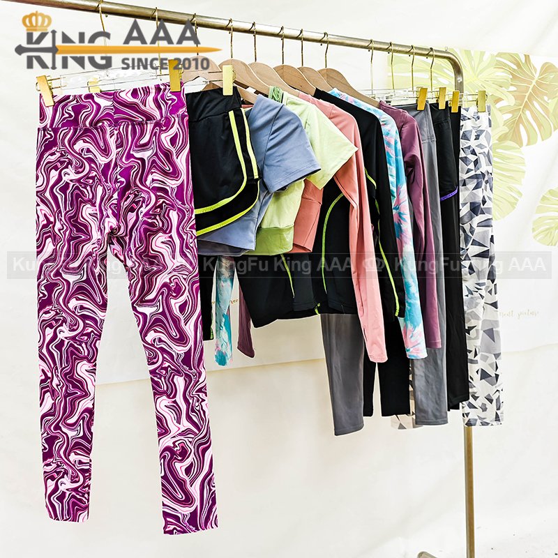 KingAAA yoga tops used branded clothes italy second-hand second hand clothes clothing pakaian bekas seksi termurah in bulk