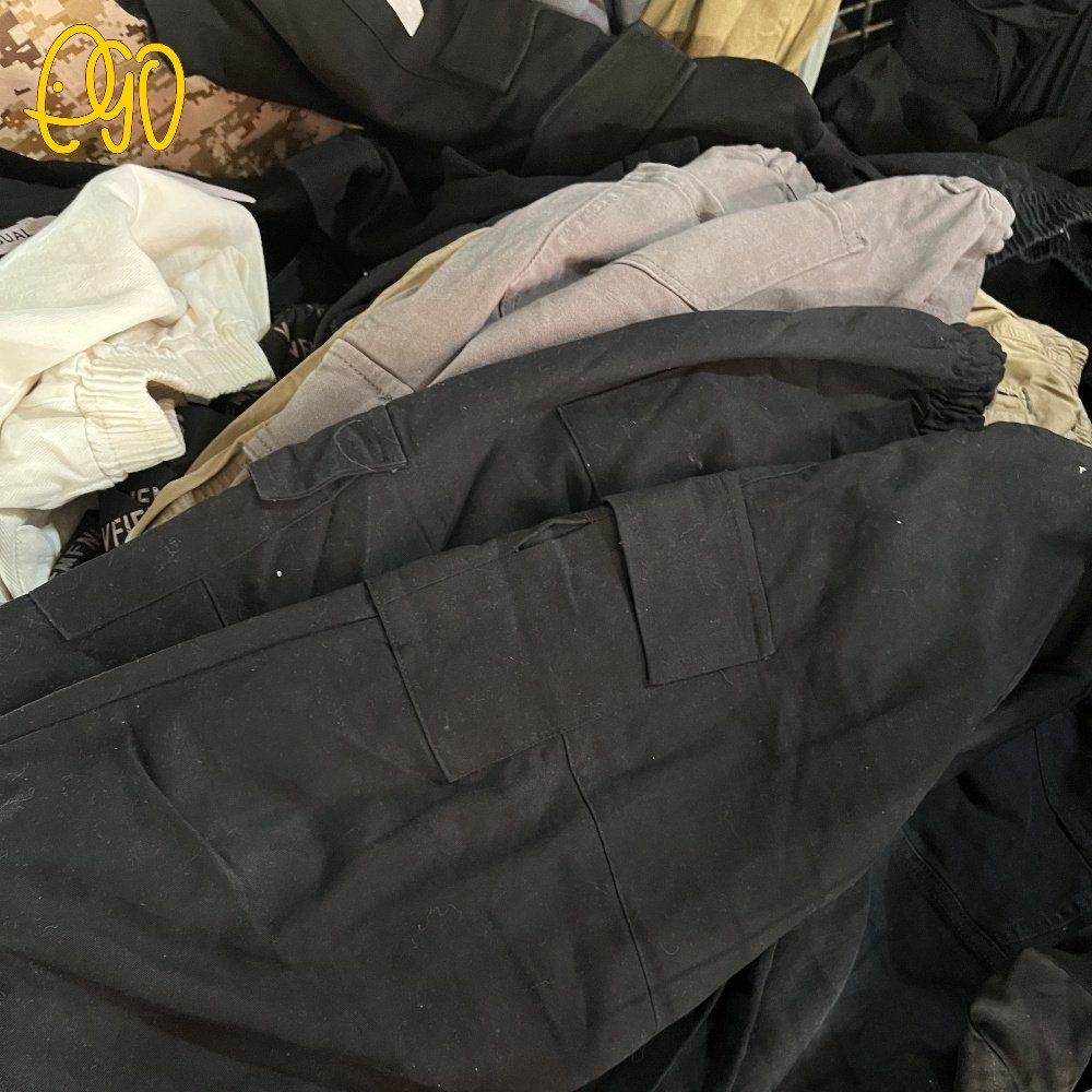 Used Clothes Premium Second Hand Clothes Men Used Cargo Long Pants Used Casual Trousers Bales For Man Clearance Sale