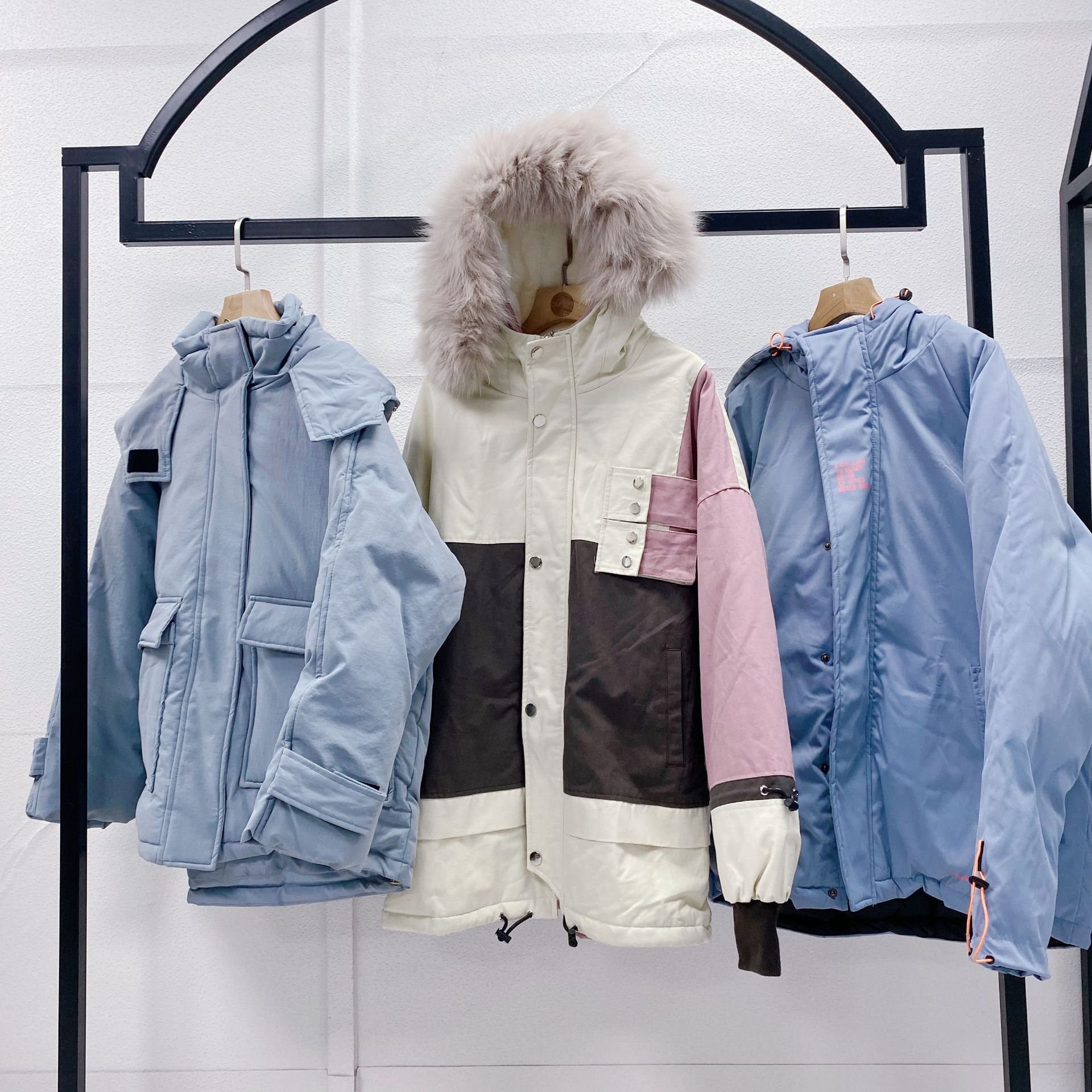 Cut Label Used Clothes Support One Piece Dropshipping Fashion Design Windproof Warm Second-hand Discount Clothesnd-hand Stock